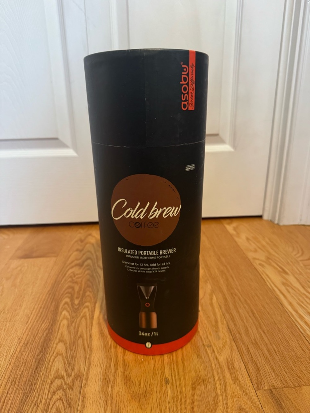 Asobu Cold Brew Insulated Portable Brewer - Black